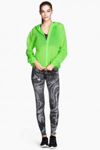 Legging de Sport H&M 29€99 Running et Veste Poids Plume H&M 29€99