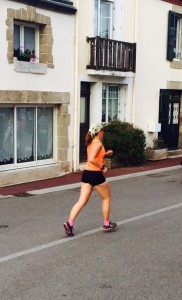 WE Tour de Rhuys, à l'arrivée je me sens au sec même sous 36° avec le débardeur H&M! 24 08 2014