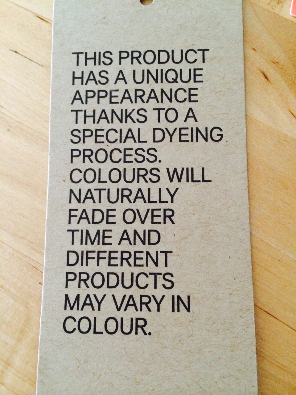 Le top peut se défraîchir un peu, c'est normal. ATHLETIC H&M 24 08 2014