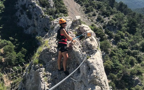 J’ai (un peu) testé la VIA FERRATA de Buis Les Baronnies